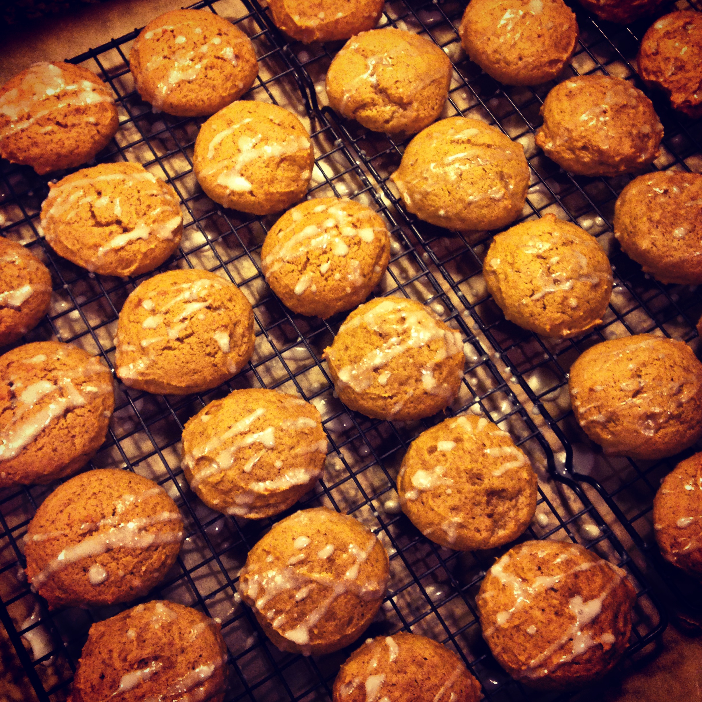 Iced Pumpkin Cookies