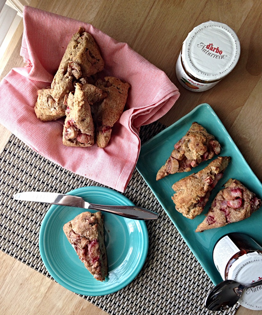 Strawberry Rhubarb Scones 1